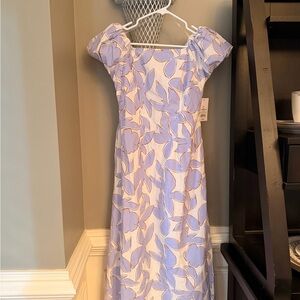 A New Day Puff Short Sleeve Maxi Dress